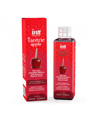 Массажное масло Tantric Apple с ароматом яблока - 130 мл.