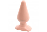 Анальная пробка телесного цвета Butt Plugs Smooth Classic Large - 14 см.