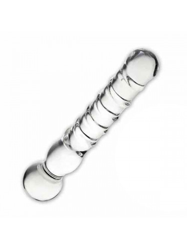 Стеклянный спиральный жезл Joystick, 20 см.