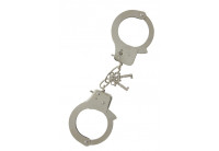 Металлические наручники с ключиками LARGE METAL HANDCUFFS WITH KEYS