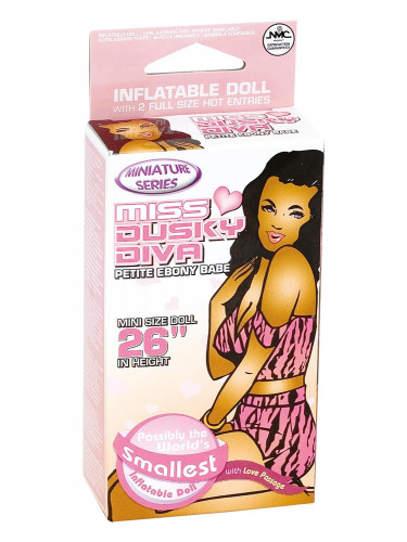 Надувная мини-кукла для фаллостимуляции MISS DUSKY DIVA MINI DOLL