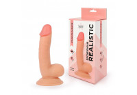 Телесный реалистичный фаллоимитатор Erowoman - 18 см.