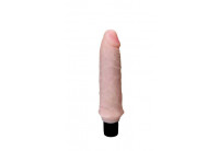 Вибратор телесного цвета Realistic Cock Vibe - 15,5 см.