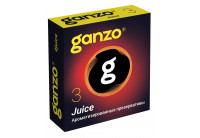 Ароматизированные презервативы Ganzo Juice - 3 шт.