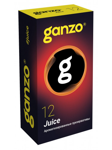 Ароматизированные презервативы Ganzo Juice - 12 шт.