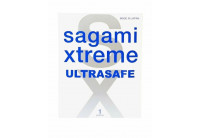Презерватив Sagami Xtreme Ultrasafe с двойным количеством смазки - 1 шт.