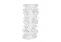 Прозрачная насадка на пенис с шипами и бугорками JELLY JOY LUST CLUSTER CLEAR