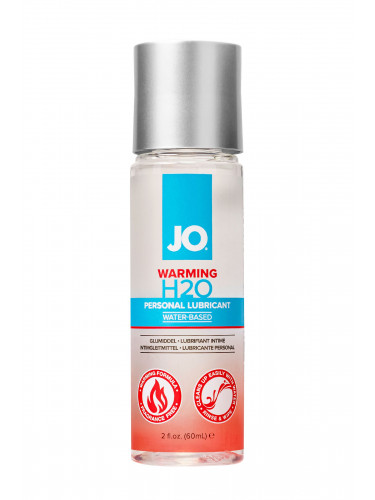 Возбуждающий лубрикант на водной основе JO Personal Lubricant H2O Warming - 60 мл.