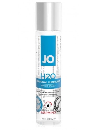 Возбуждающий лубрикант на водной основе JO Personal Lubricant H2O Warming - 30 мл.
