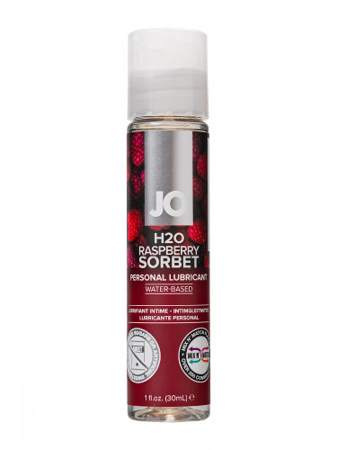 Смазка с ароматом малинового щербета JO Flavored Raspberry Sorbet - 30 мл.