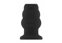 Чёрная анальная пробка с тоннелем №49 Small Hollow Tunnel Butt Plug 3 Inch - 7,7 см.