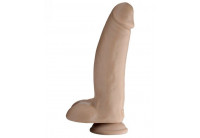 Большой гладкий фаллоимитатор Ready Steady Realistic Dildo - 26 см.
