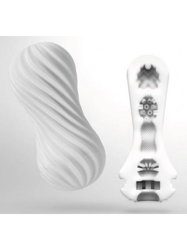 Мастурбатор FLEX Silky White с мягким рельефом