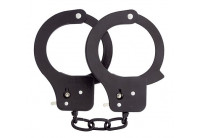 Чёрные наручники из листового металла BONDX METAL CUFFS BLACK