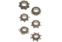 Набор из 6 дымчатых эрекционных колец MENZSTUFF 6PC STRECHEABLE RING SET