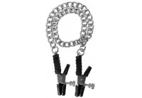 Зажимы на соски Block Busters Nipple Clamps с цепью