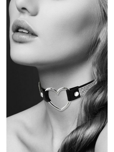 Чокер-сердечко с кристаллами COLLIER STRASS ET COEUR