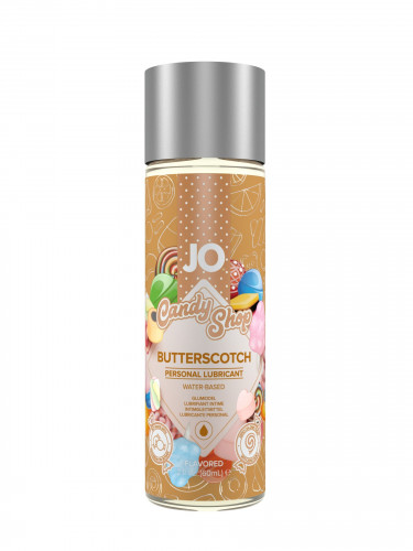 Смазка на водной основе Candy Shop Butterscotch с ароматом ирисок - 60 мл.