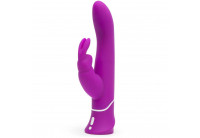 Лиловый вибратор-кролик Curve Rechargeable Rabbit Vibrator - 25,4 см.