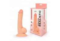 Реалистичный телесный фаллоимитатор Erowoman - 19,5 см.