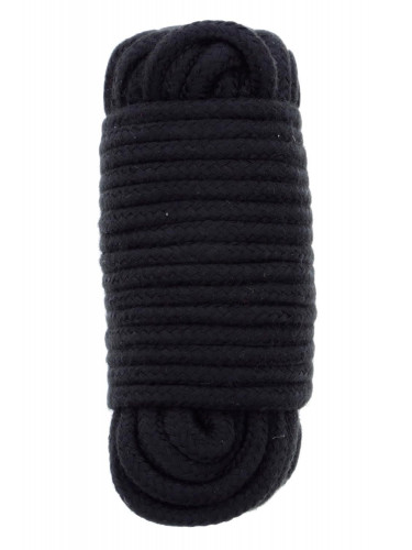 Черная веревка для связывания BONDX LOVE ROPE - 10 м.