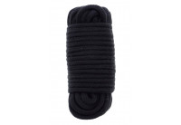 Черная веревка для связывания BONDX LOVE ROPE - 10 м.