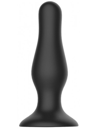 Черная анальная пробка Self Penetrating Butt Plug № 67 - 12,7 см.