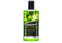 Массажное масло WARMup Green Apple с ароматом яблока - 150 мл.