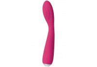 Ярко-розовый G-стимулятор IRIS Clitoral G-spot Vibrator - 18 см.