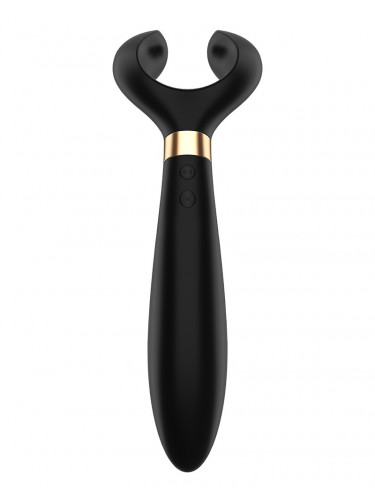 Чёрный вибромассажер для пар Satisfyer Endless Fun