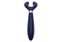 Синий вибромассажер для пар Satisfyer Endless Fun