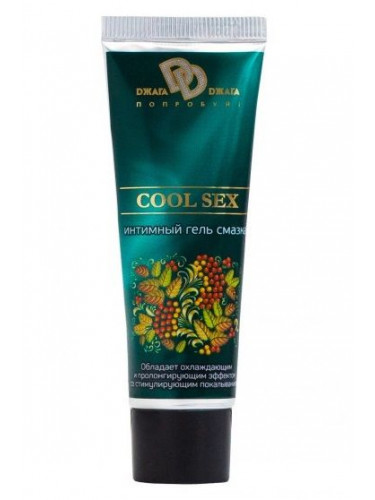 Интимная смазка COOL SEX с пролонгирующим эффектом - 30 мл.