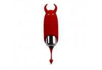 Красный вибростимулятор Devol Mini Vibrator - 8,5 см.
