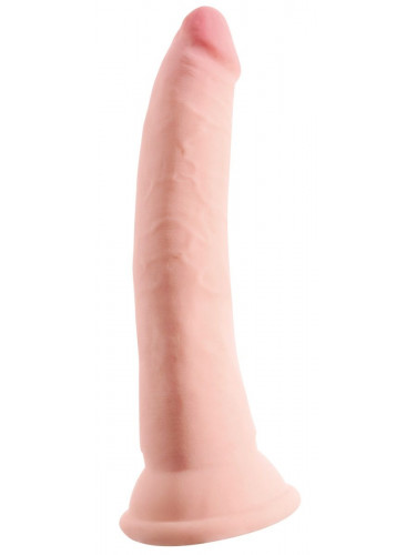 Телесный фаллоимитатор на присоске 7 Triple Density Cock - 21 см.