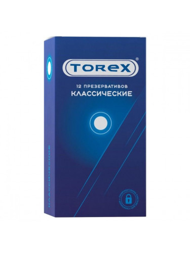 Гладкие презервативы Torex Классические - 12 шт.