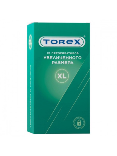 Презервативы Torex Увеличенного размера - 12 шт.