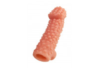 Насадка на фаллос с бугорками Cock Sleeve 004 Size L - 17,6 см.