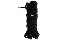 Черная веревка для бондажа BONDAGE ROPE - 10 м.