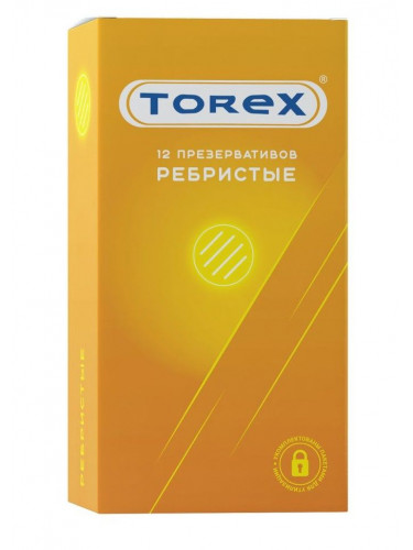 Текстурированные презервативы Torex Ребристые - 12 шт.