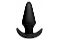 Черная анальная вибропробка Kinetic Thumping 7X Large Anal Plug - 13,3 см.