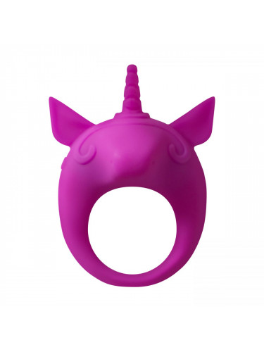 Фиолетовое эрекционное кольцо Unicorn Alfie