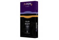 Разноцветные презервативы DOMINO Classic Colour Beauty - 6 шт.