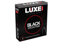 Черные презервативы LUXE Royal Black Collection - 3 шт.