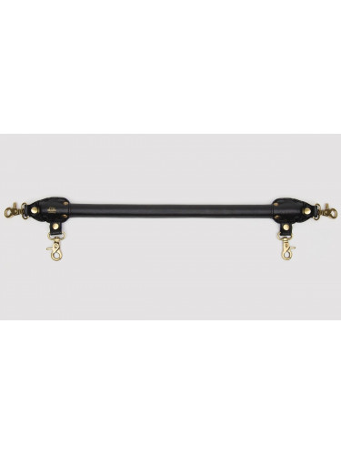 Черная распорка для ног Bound to You Faux Leather Spreader Bar - 50,8 см.