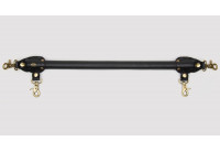 Черная распорка для ног Bound to You Faux Leather Spreader Bar - 50,8 см.