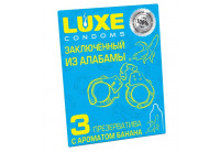 Презервативы Заключенный из Алабамы с ароматом банана - 3 шт.