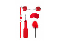 Красный игровой набор БДСМ Introductory Bondage Kit №4