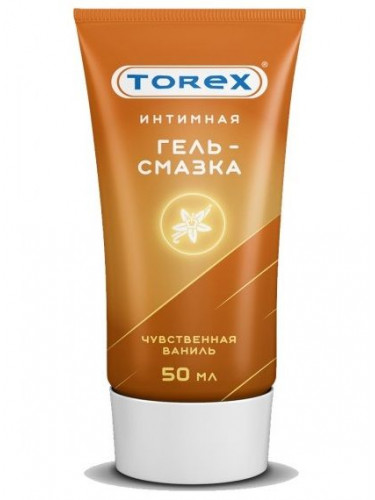Смазка на водной основе TOREX Чувственная ваниль - 50 мл.