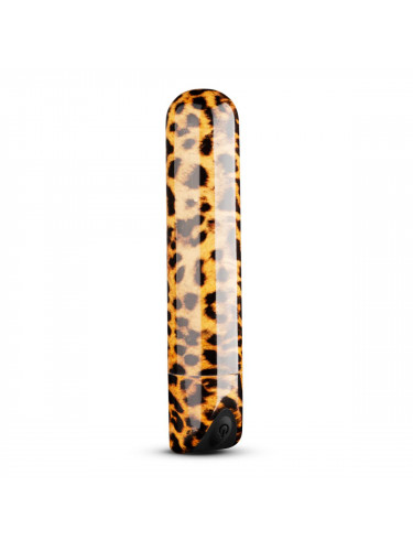 Леопардовая вибропуля Nayo Bullet Vibrator - 9 см.