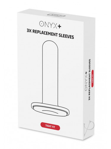 Набор из 3 узких сменных рукавов для мастурбатора Onyx